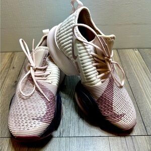 Nike Woman's Size 6.5 Air Zoom SuperRep Mauve Purple Black Workout Walk Sneakers